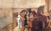 Edgar Degas Semiramis Building Babylon Spain oil painting artist